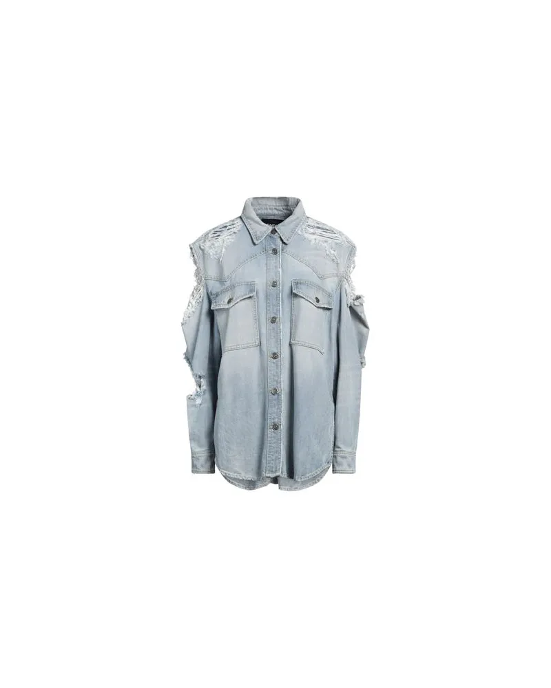 Dondup TOPS - Jeanshemdenauf YOOX.COM Blau