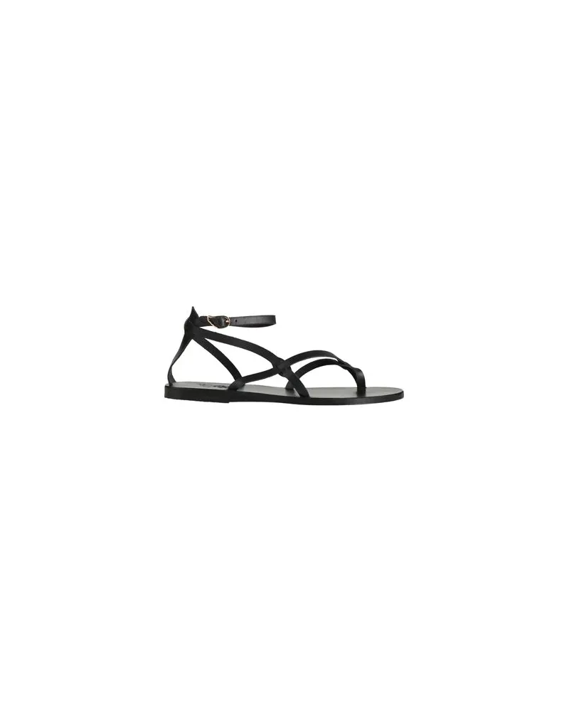 Ancient Greek Sandals SCHUHE - Zehentrennerauf YOOX.COM Schwarz