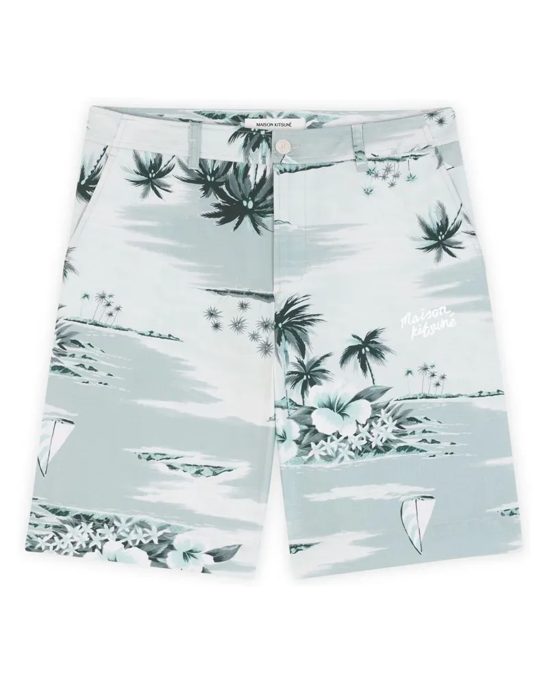 Kitsuné Shorts & Bermudashorts Grün