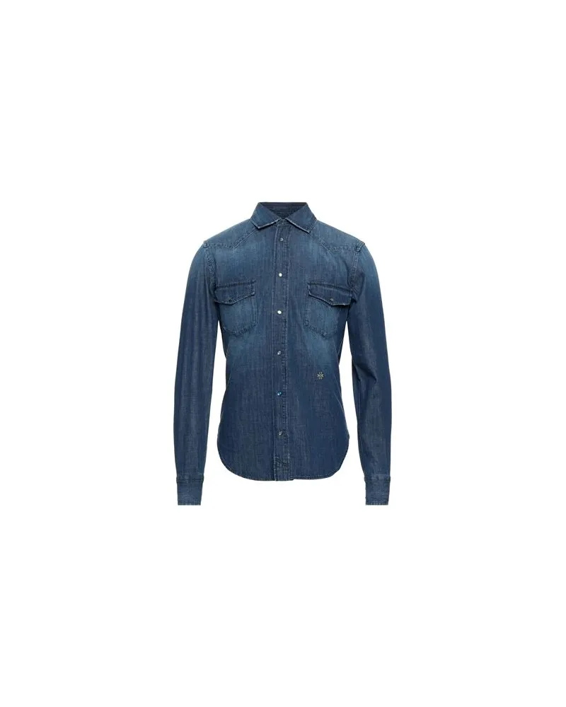 Jacob Cohën TOPS - Jeanshemdenauf YOOX.COM Blau