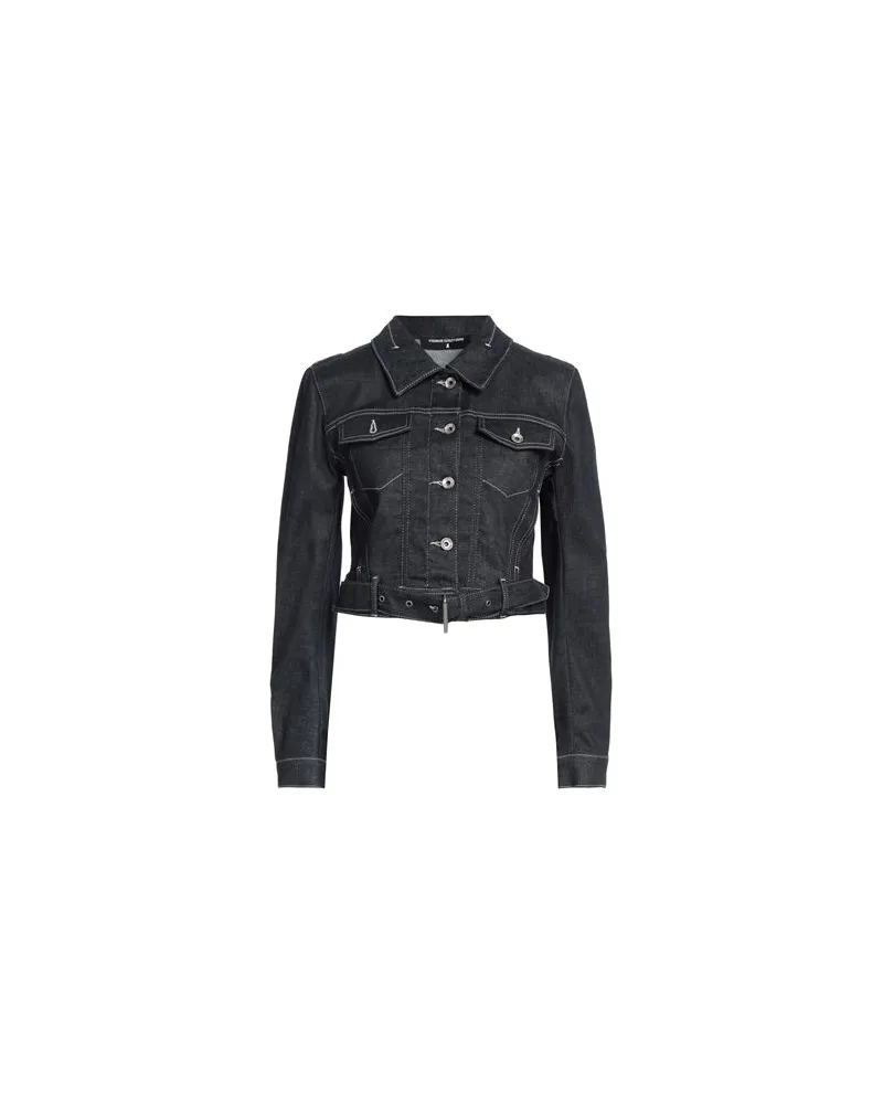 Patrizia Pepe JACKEN & MÄNTEL - Jeansjacken/Mäntelauf YOOX.COM Blau