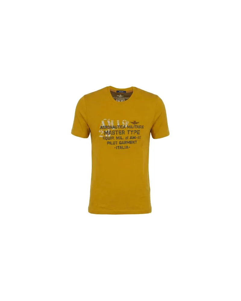 Aeronautica Militare TOPS - T-shirtsauf YOOX.COM Senf