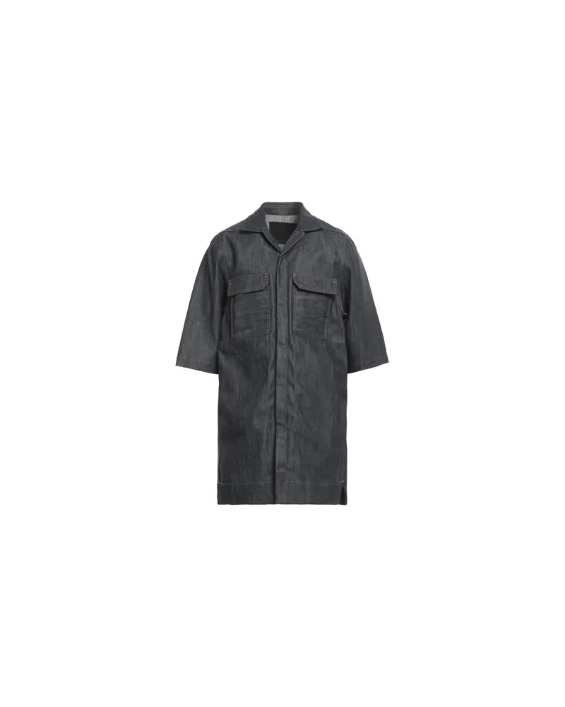 DRKSHDW by Rick Owens TOPS - Jeanshemdenauf YOOX.COM Blau