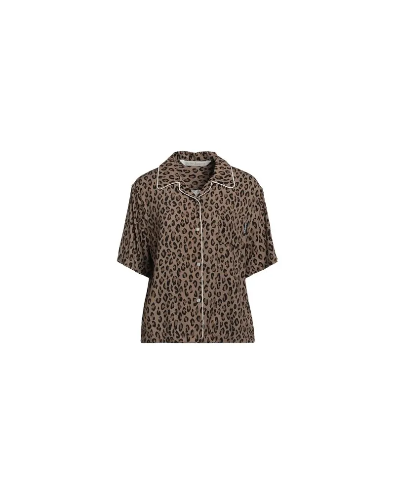 Palm Angels TOPS - Hemdenauf YOOX.COM Khaki