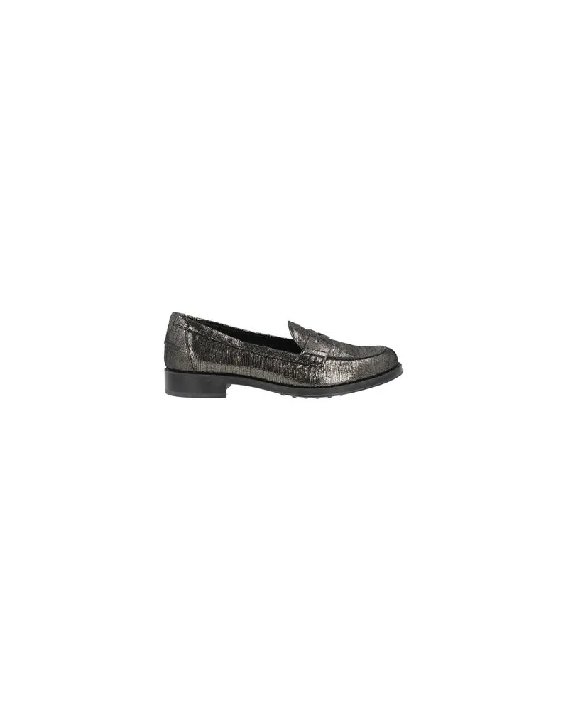 TOD'S SCHUHE - Mokassinsauf YOOX.COM Stahlgrau