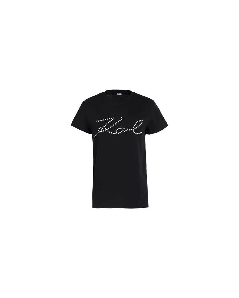 Karl Lagerfeld TOPS - T-shirtsauf YOOX.COM Schwarz