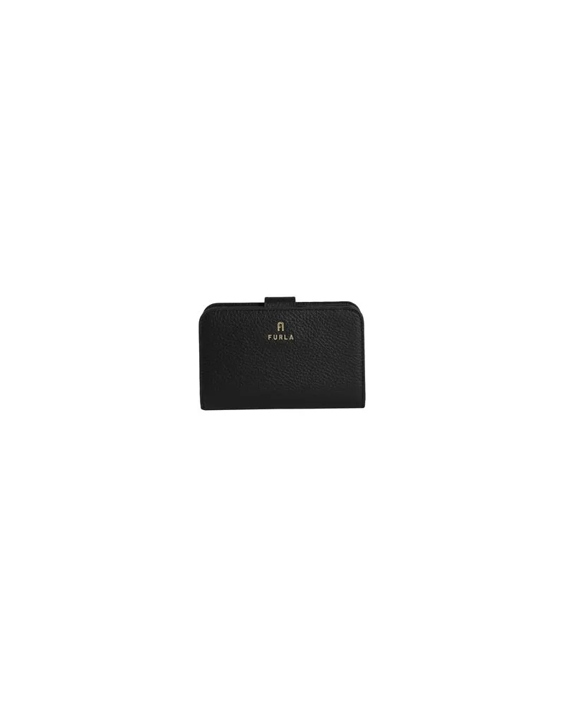 Furla CAMELIA M COMPACT WALLET  - Kleinlederwaren - Brieftaschenauf YOOX.COM Schwarz