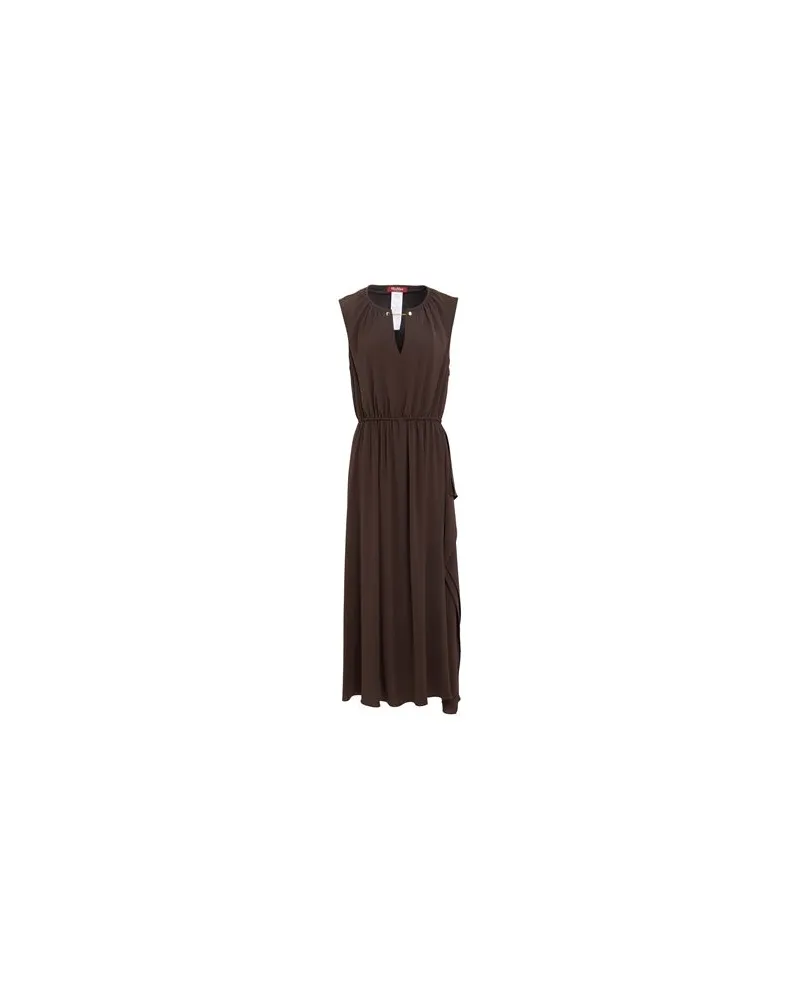 Max Mara KLEIDER - Maxi-Kleiderauf YOOX.COM Schokobraun