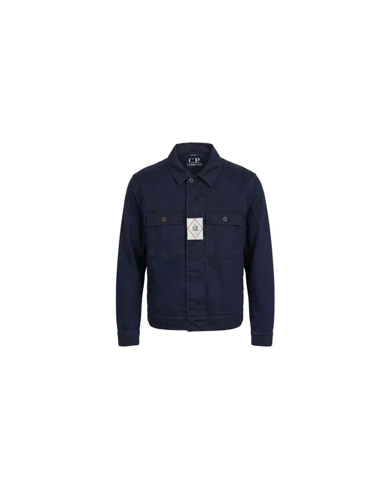 C.P. Company JACKEN & MÄNTEL - Jeansjacken/Mäntelauf YOOX.COM Blau
