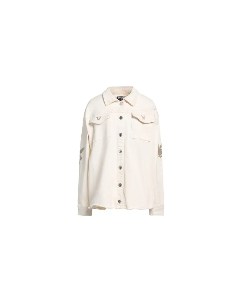 True Religion TOPS - Jeanshemdenauf YOOX.COM Elfenbein