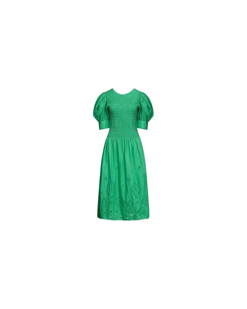 Ganni KLEIDER - Maxi-Kleiderauf YOOX.COM Grün