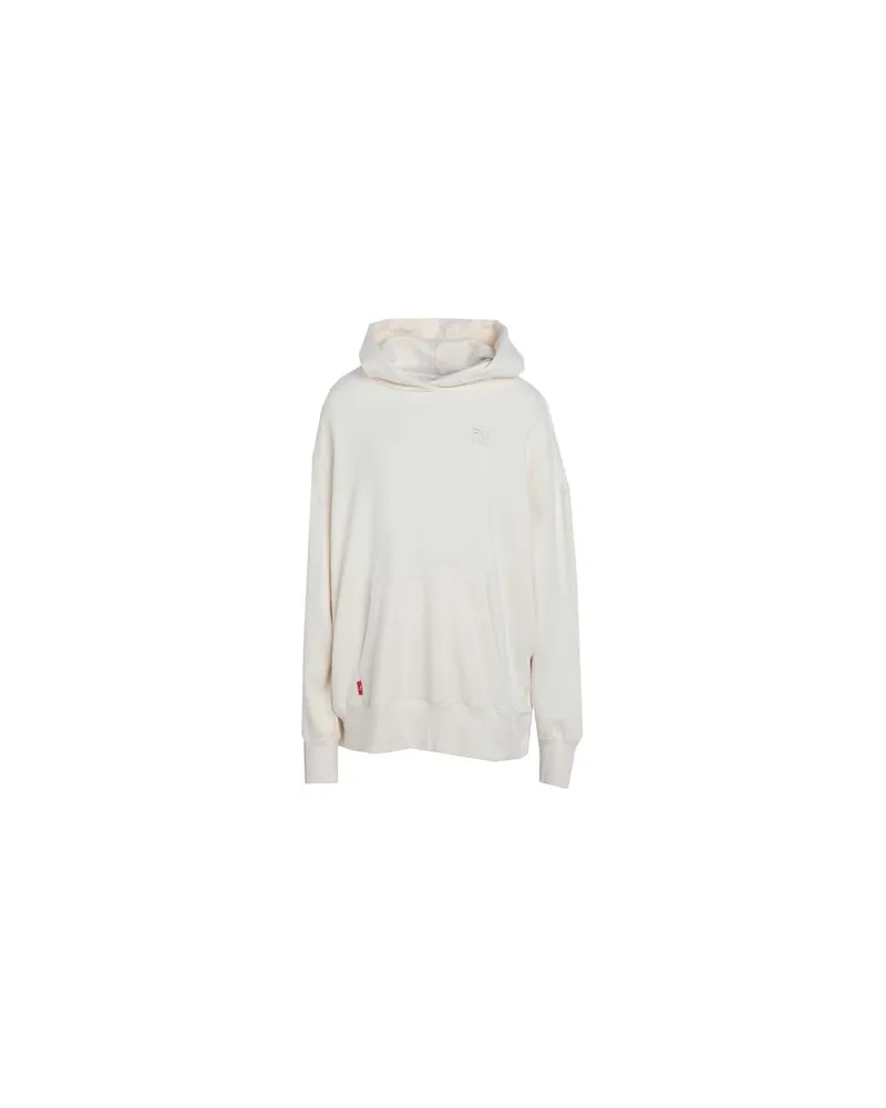 Puma Infuse Oversized Hoodie  - Infuse Oversized Hoodie - TOPS - Sweatshirtsauf YOOX.COM Elfenbein
