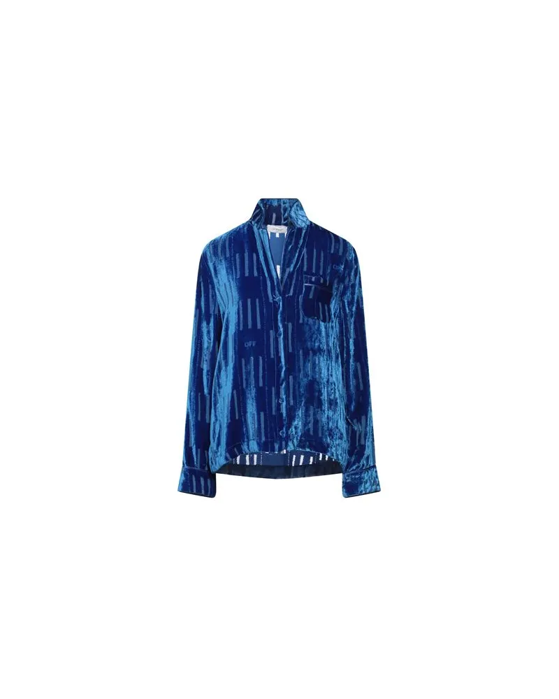 OFF-WHITE TOPS - Hemdenauf YOOX.COM Blau