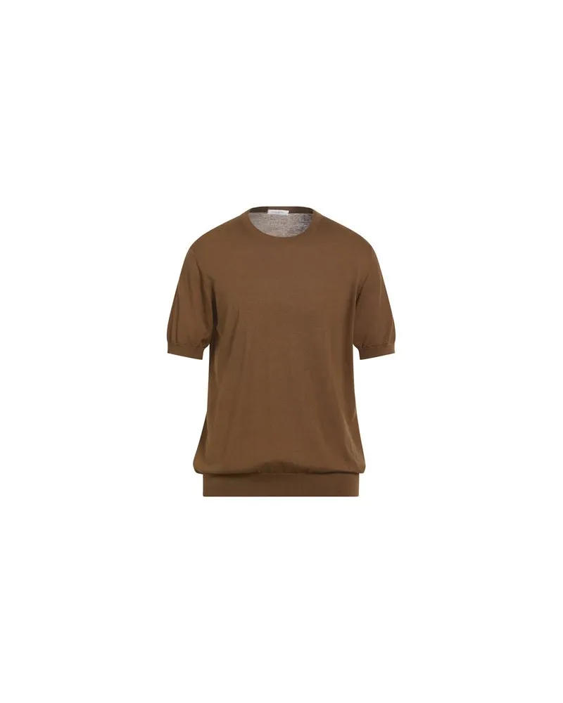 Paolo Pecora Milano STRICKWAREN - Pulloverauf YOOX.COM Braun