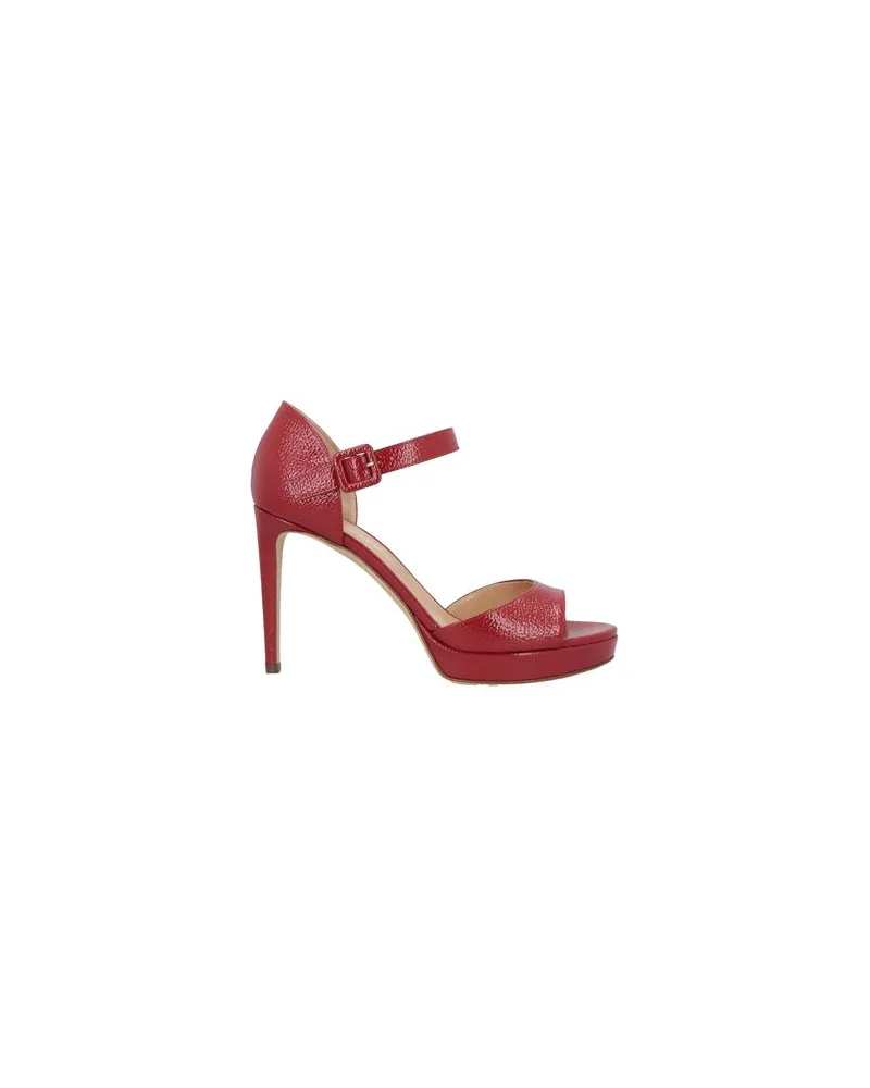 Sergio Rossi SCHUHE - Sandalenauf YOOX.COM Ziegelrot