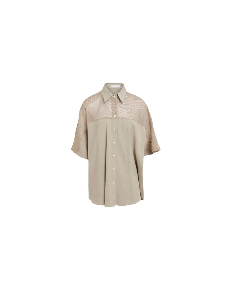 Brunello Cucinelli TOPS - Hemdenauf YOOX.COM Hellbraun