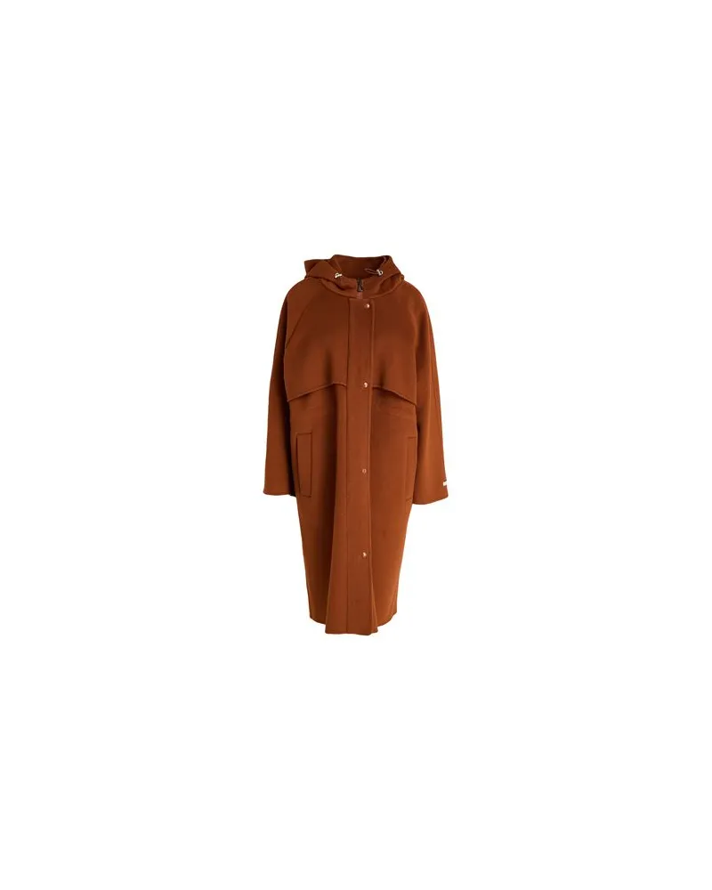 Paltò JACKEN & MÄNTEL - Mäntelauf YOOX.COM Lederfarben