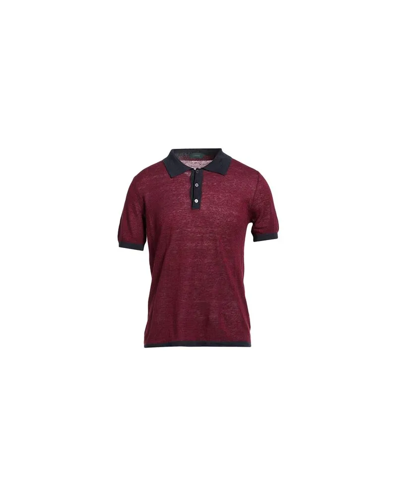 Zanone TOPS - Poloshirtsauf YOOX.COM Bordeaux