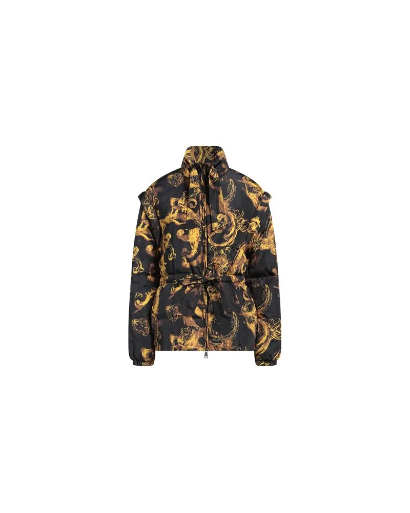 Versace Jeans JACKEN & MÄNTEL - Pufferjacken & Daunenjackenauf YOOX.COM Schwarz