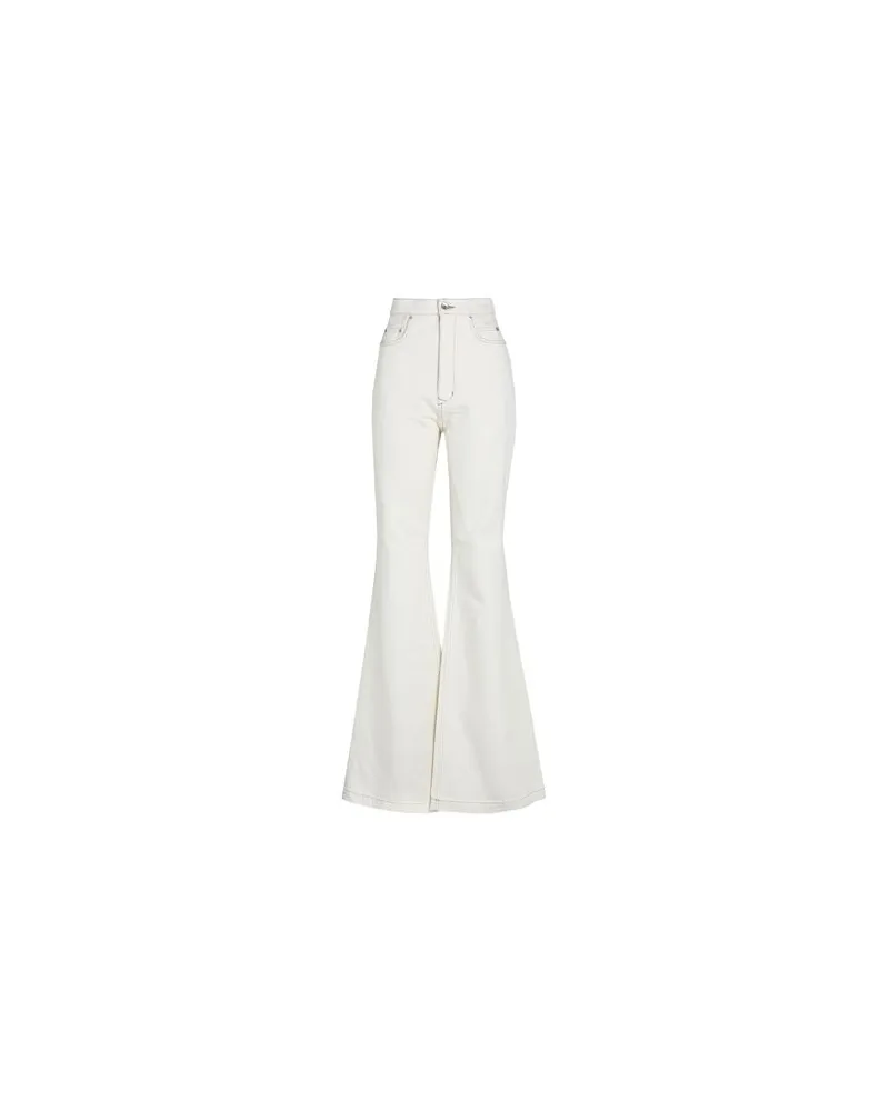 DRKSHDW by Rick Owens HOSEN & RÖCKE - Jeanshosenauf YOOX.COM Elfenbein