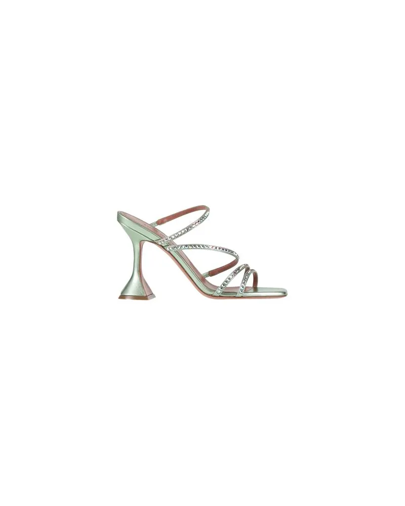 Amina Muaddi SCHUHE - Sandalenauf YOOX.COM Säuregrün
