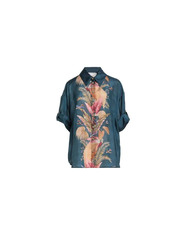 Zimmermann TOPS - Hemdenauf YOOX.COM Aquamarin