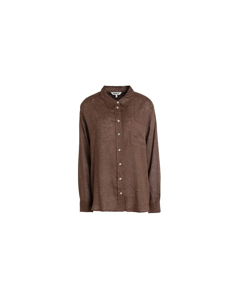 only TOPS - Hemdenauf YOOX.COM Braun
