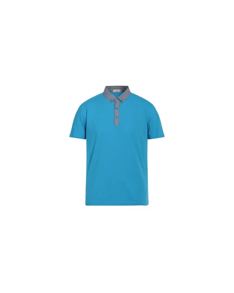 Cashmere Company TOPS - Poloshirtsauf YOOX.COM Azurblau