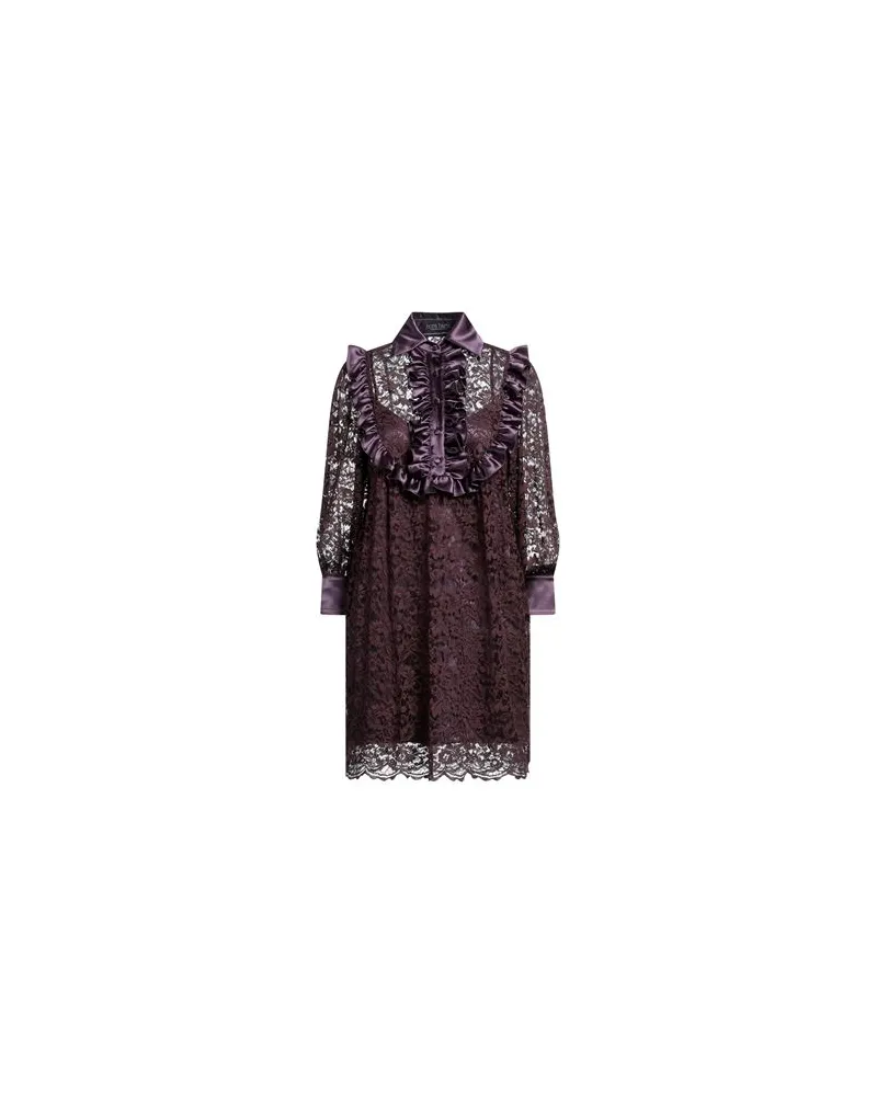 Nora Barth KLEIDER - Mini-Kleiderauf YOOX.COM Pflaume