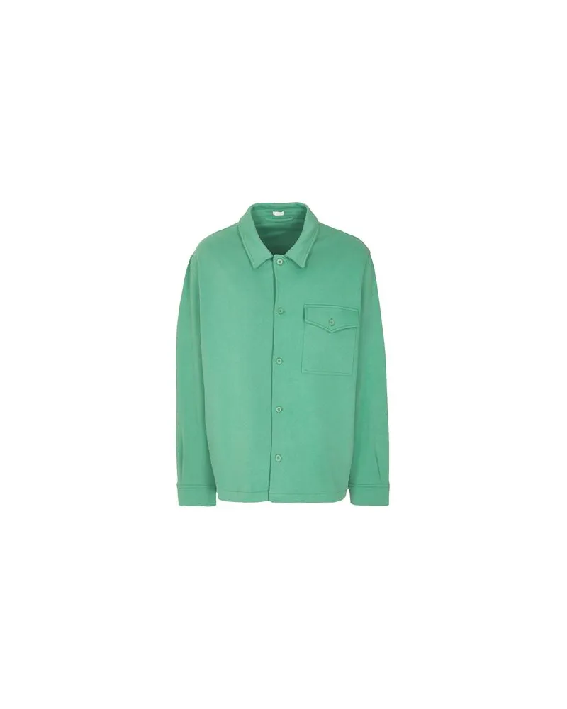 8 by Yoox ORGANIC COTTON OVERSIZE SHIRT - TOPS - Hemdenauf YOOX.COM Grün