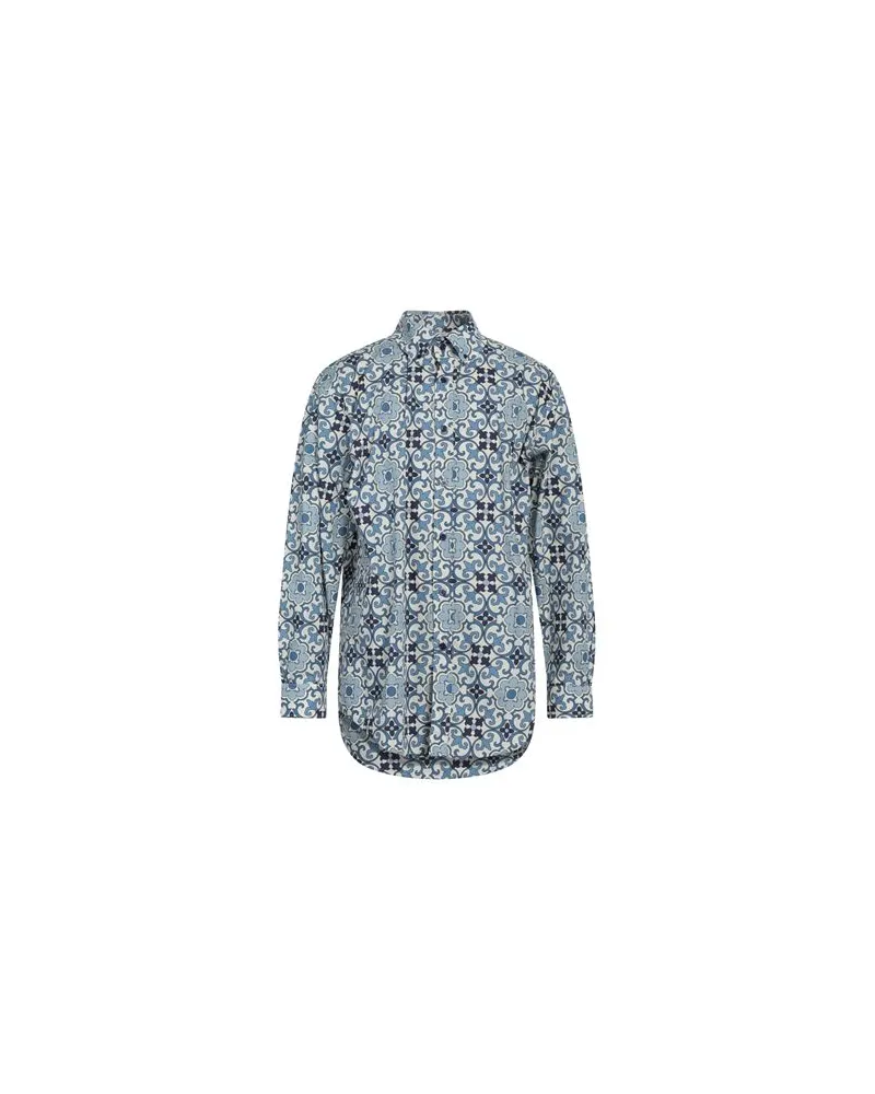 Drôle de Monsieur TOPS - Hemdenauf YOOX.COM Hellblau