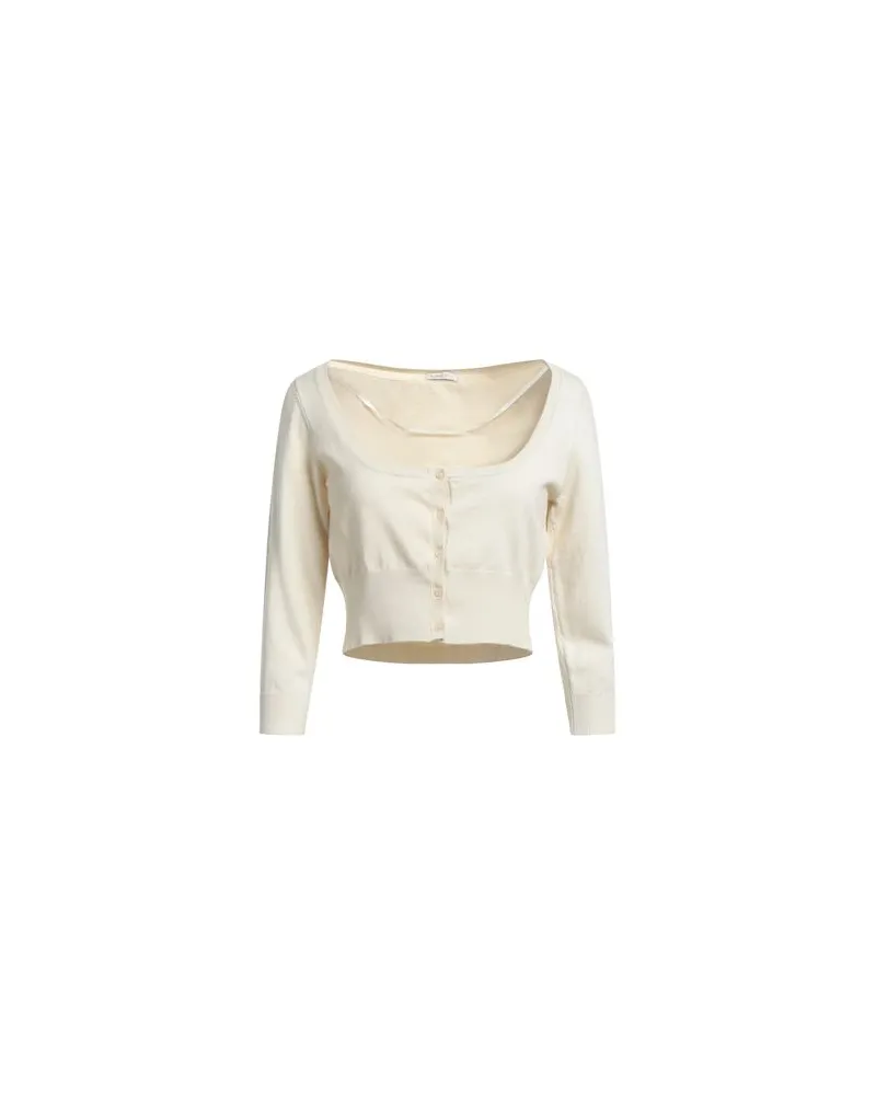 Fracomina STRICKWAREN - Strickjackenauf YOOX.COM Beige