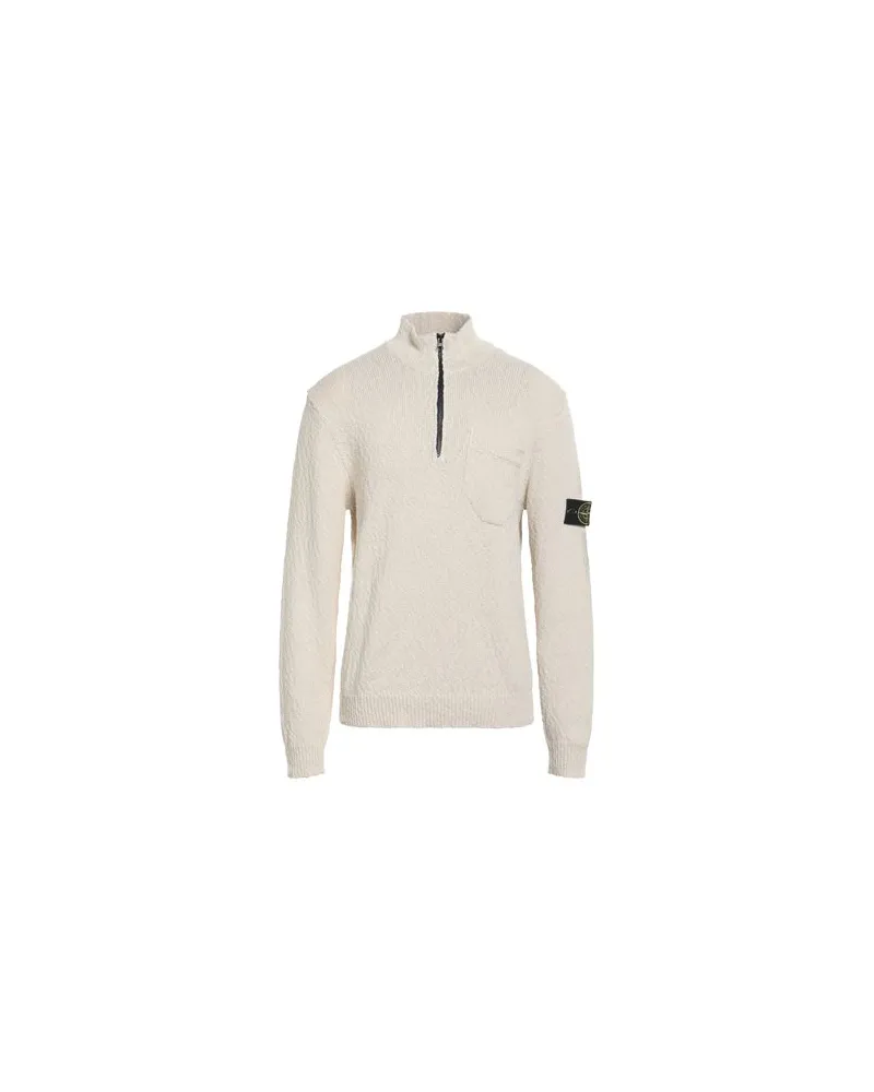 Stone Island STRICKWAREN - Rollkragenpulloverauf YOOX.COM Elfenbein