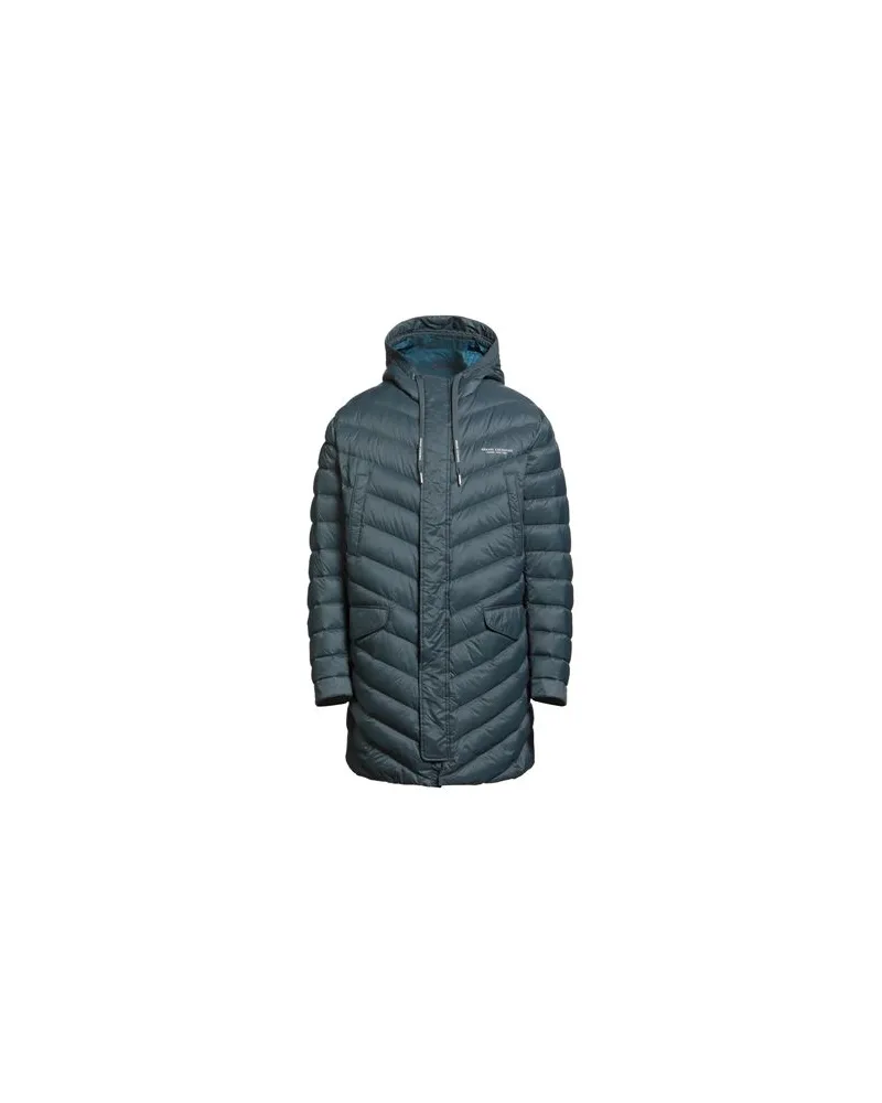 Armani Exchange JACKEN & MÄNTEL - Pufferjacken & Daunenjackenauf YOOX.COM Aquamarin