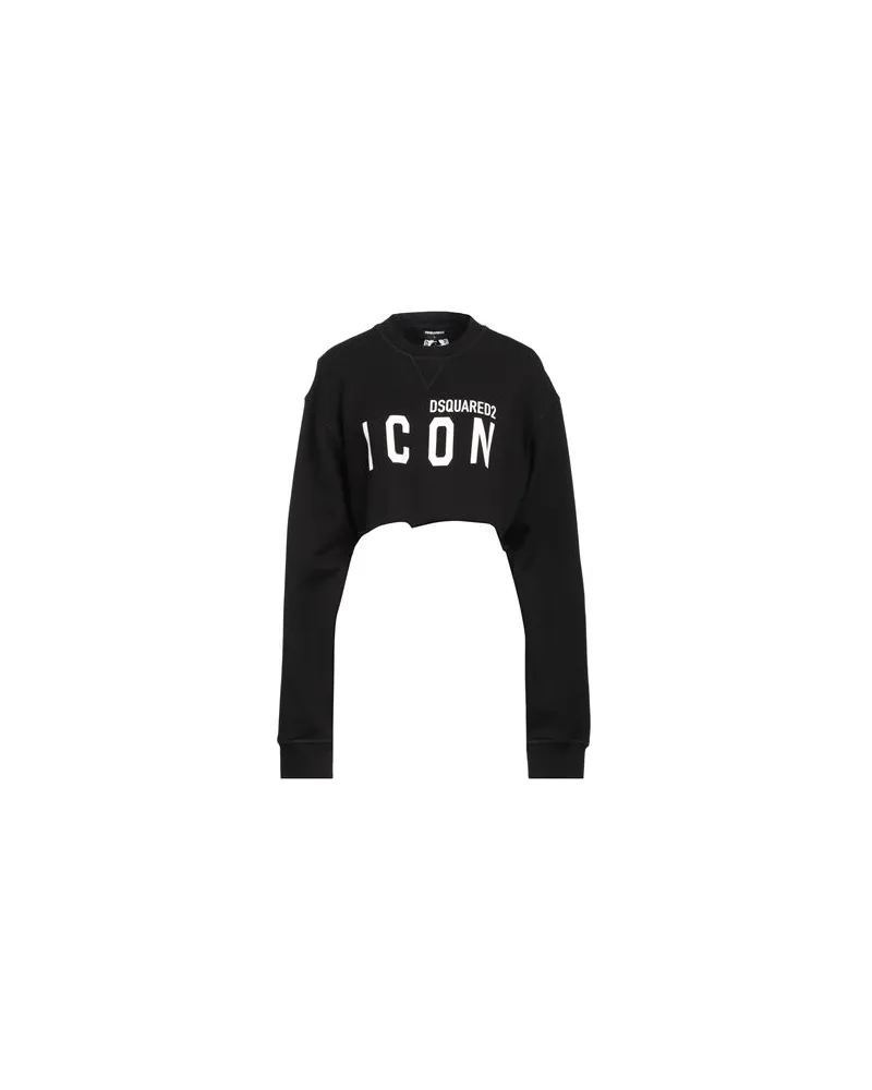 Dsquared2 TOPS - Sweatshirtsauf YOOX.COM Schwarz
