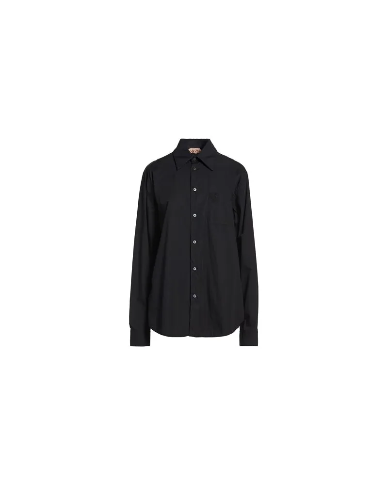 N° 21 TOPS - Hemdenauf YOOX.COM Schwarz