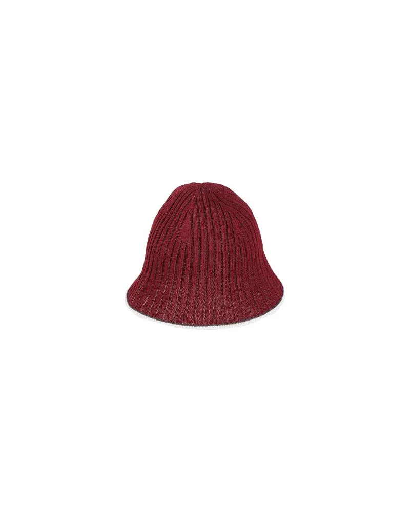 Brunello Cucinelli ACCESSOIRES - Mützen & Hüteauf YOOX.COM Bordeaux