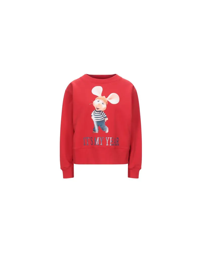 Alberta Ferretti TOPS - Sweatshirtsauf YOOX.COM Rot