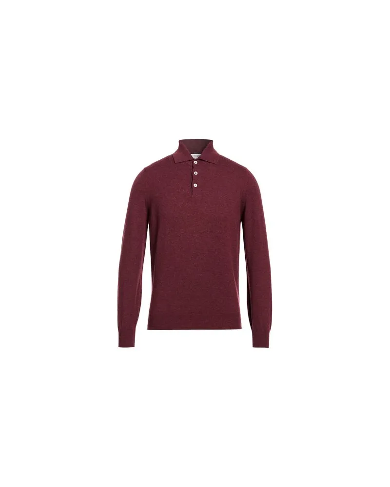 Brunello Cucinelli STRICKWAREN - Pulloverauf YOOX.COM Bordeaux