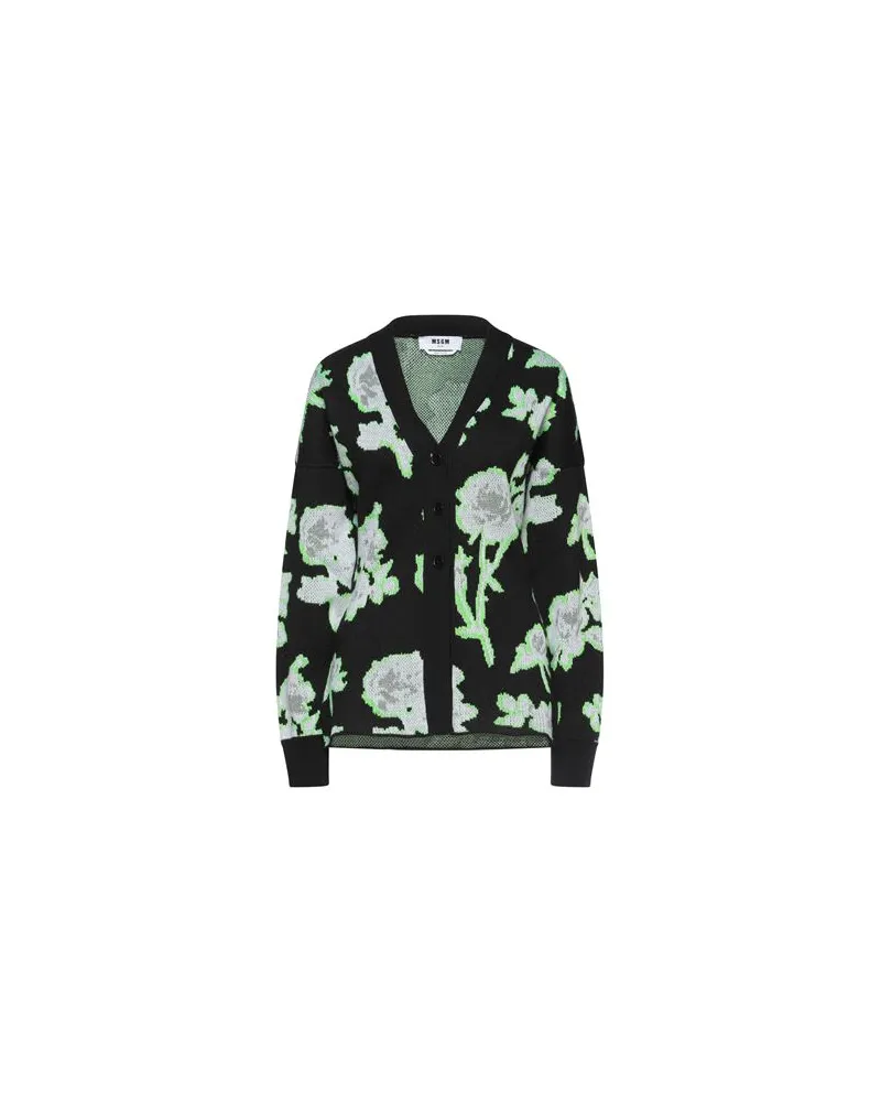 MSGM STRICKWAREN - Strickjackenauf YOOX.COM Schwarz