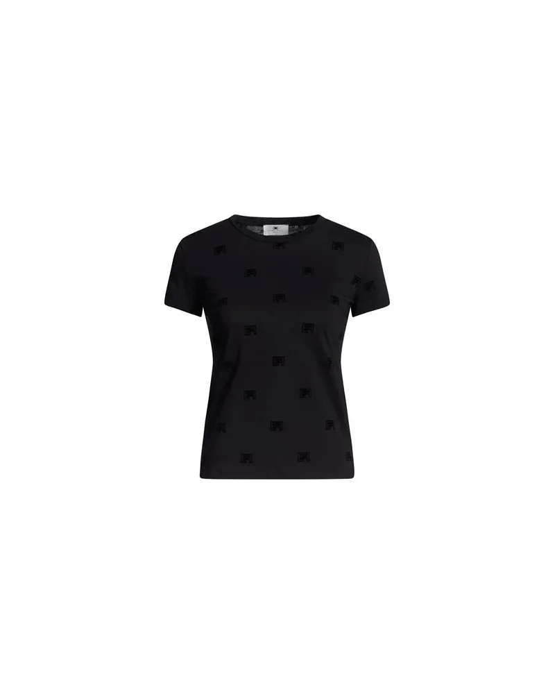 Elisabetta Franchi TOPS - T-shirtsauf YOOX.COM Schwarz