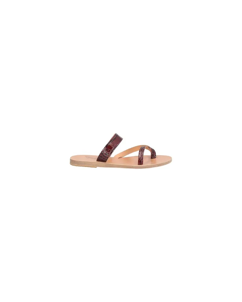 Ancient Greek Sandals SCHUHE - Zehentrennerauf YOOX.COM Dunkelbraun