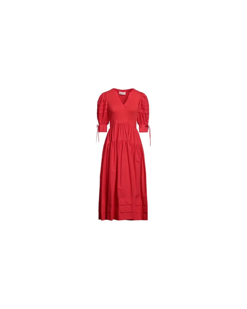 MEIMEIJ KLEIDER - Midi-Kleiderauf YOOX.COM Rot