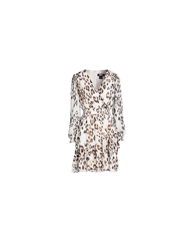 DKNY KLEIDER - Mini-Kleiderauf YOOX.COM Beige