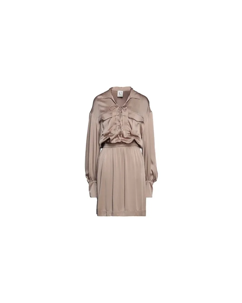 L'Autre Chose KLEIDER - Midi-Kleiderauf YOOX.COM Beige