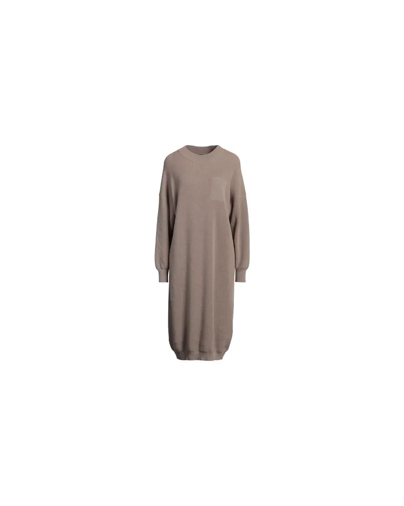 Peserico KLEIDER - Midi-Kleiderauf YOOX.COM Maulwurfsgrau