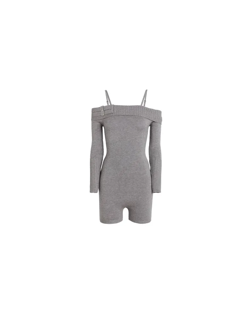 Frankies Bikinis Fleur Fluffy Romper  - OVERALLS - Jumpsuitsauf YOOX.COM Grau