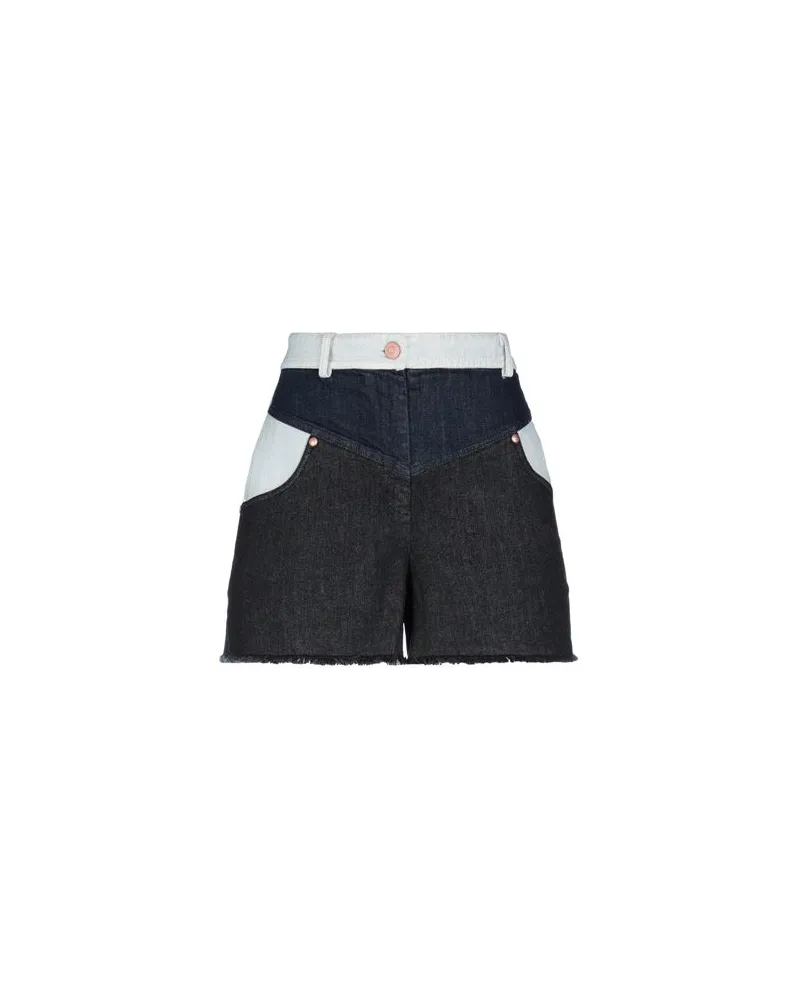 8PM HOSEN & RÖCKE - Jeansshortsauf YOOX.COM Blau