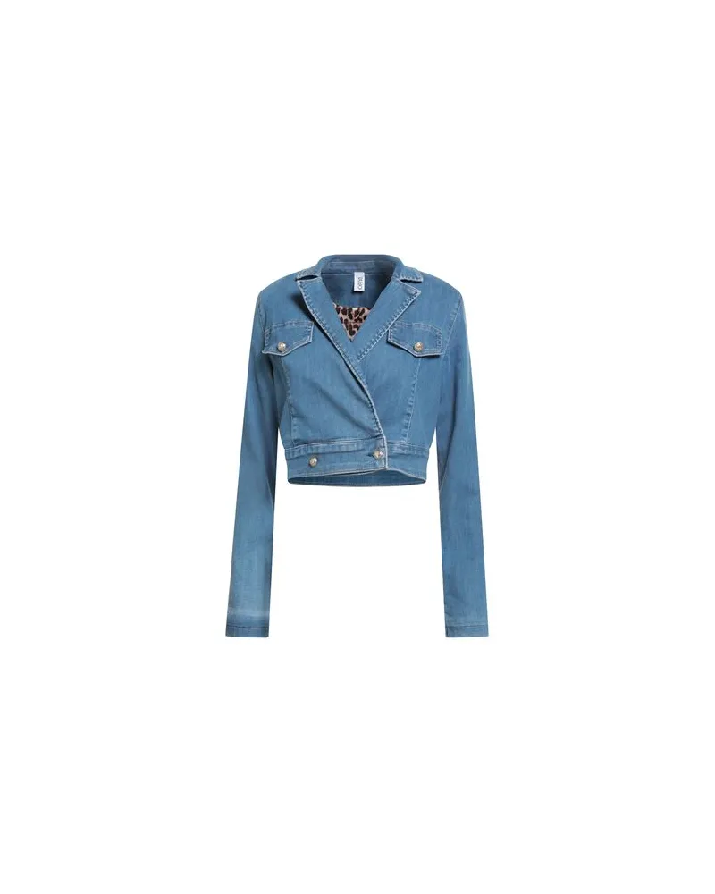 Liu Jo JACKEN & MÄNTEL - Jeansjacken/Mäntelauf YOOX.COM Blau