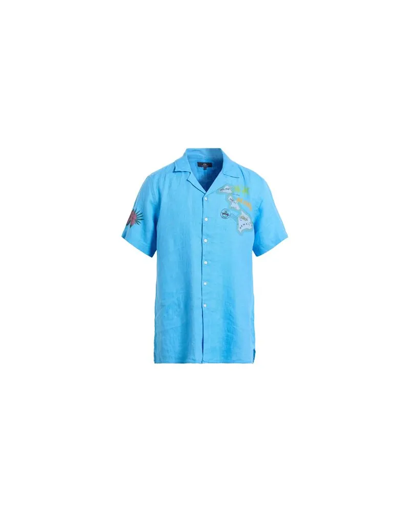 La Martina TOPS - Hemdenauf YOOX.COM Azurblau